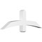 Ekena Millwork Bellingham Architectural Grade PVC Gable Bracket, 48"W x 16"H x 4"D x 4"F, 8/12 Pitch GBP048X16X0404BEL00 - alternate 1